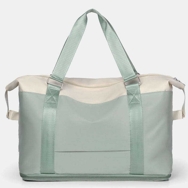 Reisetasche für Damen, große Aufbewahrungstasche mit Fach für trockene und nasse Abteile