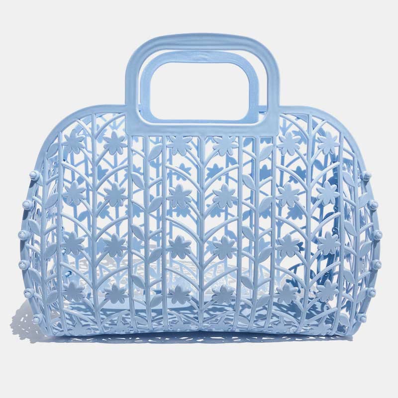 Handtasche für Badezimmer Rosa Faltbarer Aufbewahrungskorb aus Kunststoff