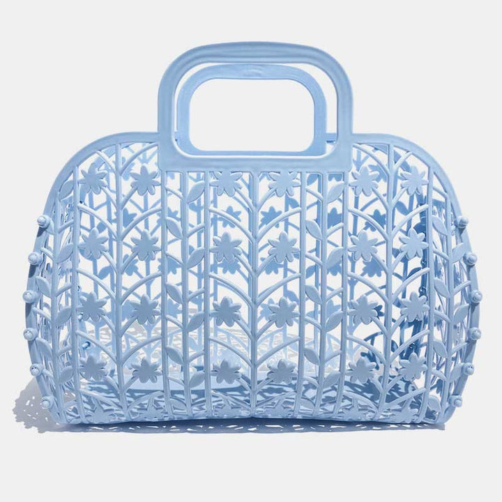 Handtasche für Badezimmer Rosa Faltbarer Aufbewahrungskorb aus Kunststoff
