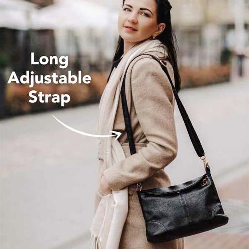 Elegante, klassische Umhängetasche mit großem Fassungsvermögen