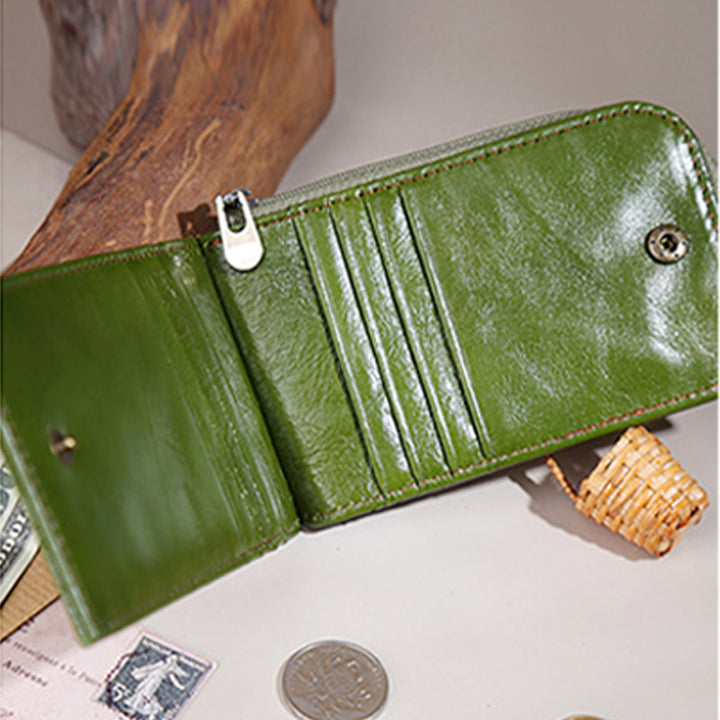 RFID-Diebstahlschutz Vintage-Geldbörse Kartenhalter