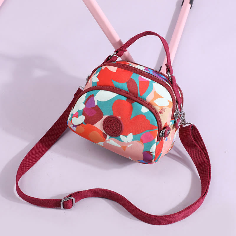 Leichte, wasserabweisende Handtasche für Damen mit mehreren Taschen