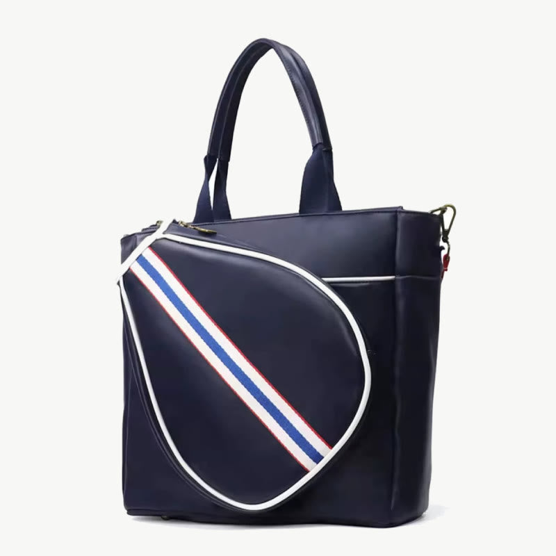 Padel Tennis Schläger Tasche Minimalist Leder Hand Held Sport Tote
