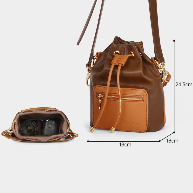 Bundle Kameratasche mit Kordelzug, tragbarer Eimer für SLR-Fotografie