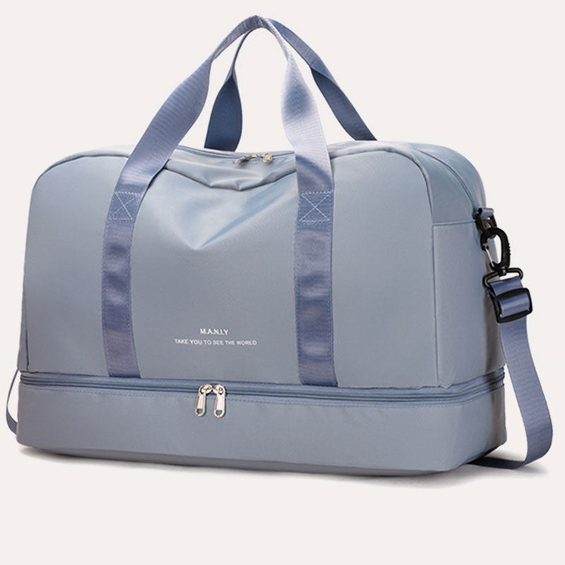 Reise-Sporttasche, trocken, nass, für die Abreise, Sporttasche, Weekender, Übernacht-Handtasche