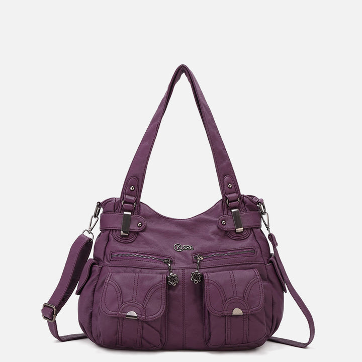 Tragetasche für Damen, für den täglichen Ausflug, mehrere Taschen, eine farbige Tasche