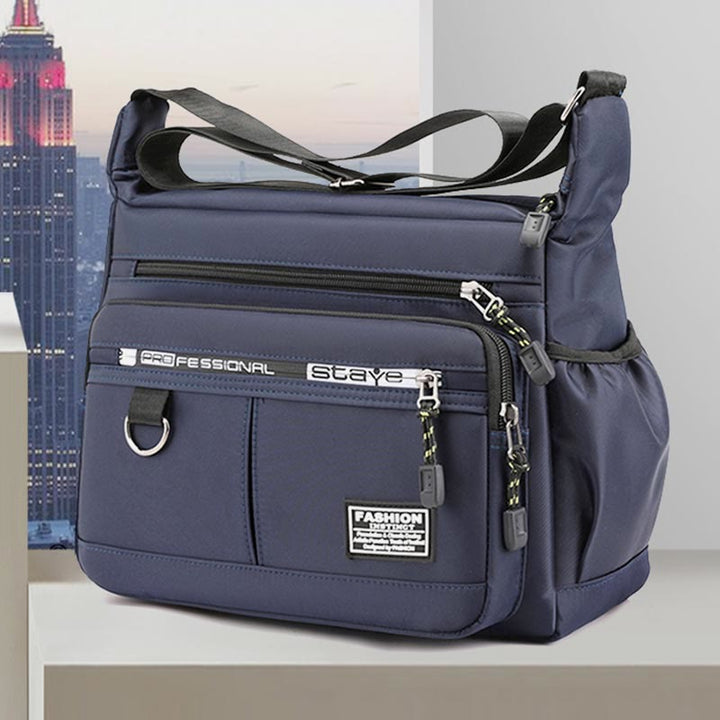 Umhängetasche für Herren, große Kapazität, lässige Schultertasche aus Nylon