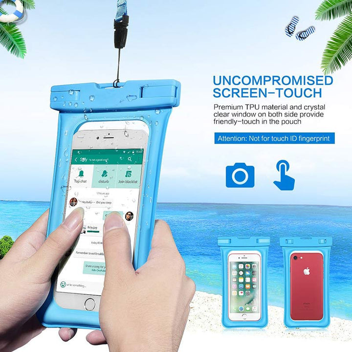 Universelle IPX8 wasserdichte Telefonhülle, Unterwasserhülle für Outdoor-Sport