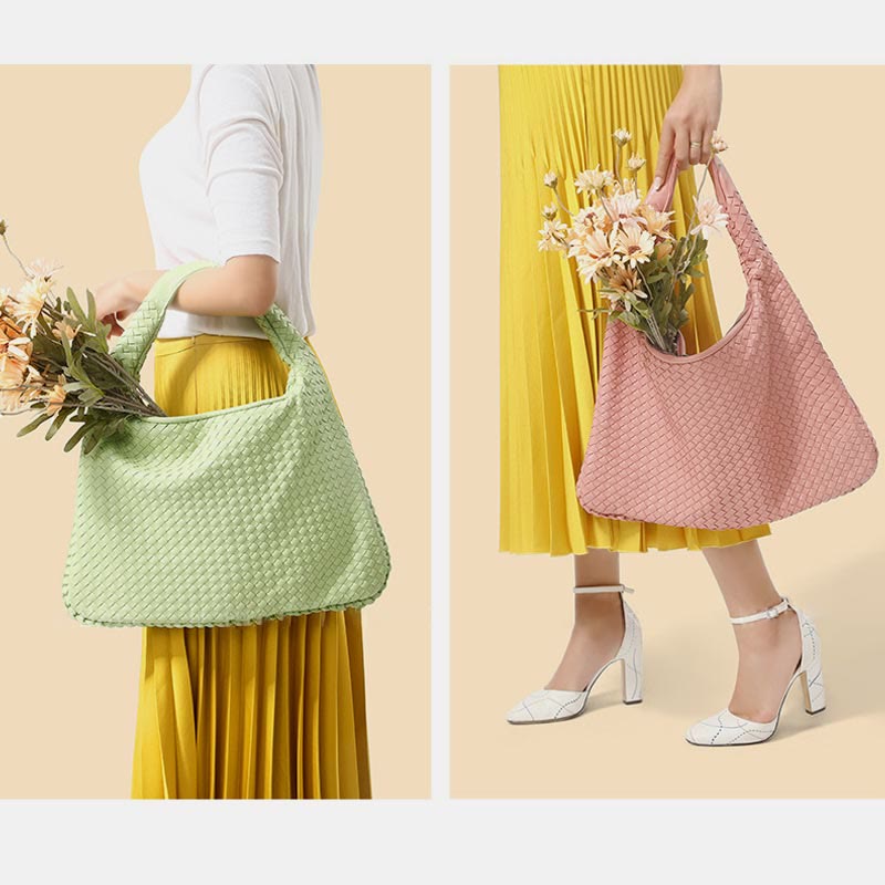 Umhängetasche für Damen, einfarbig, große Kapazität, minimalistische, lässige Handtasche
