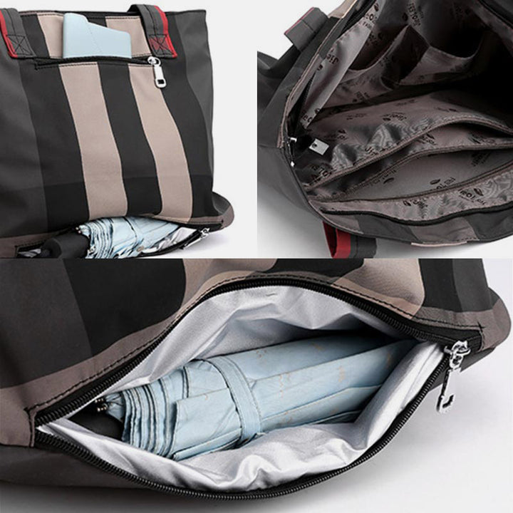 Wasserdichte, langlebige Freizeithandtasche mit großem Fassungsvermögen und Geldbörse