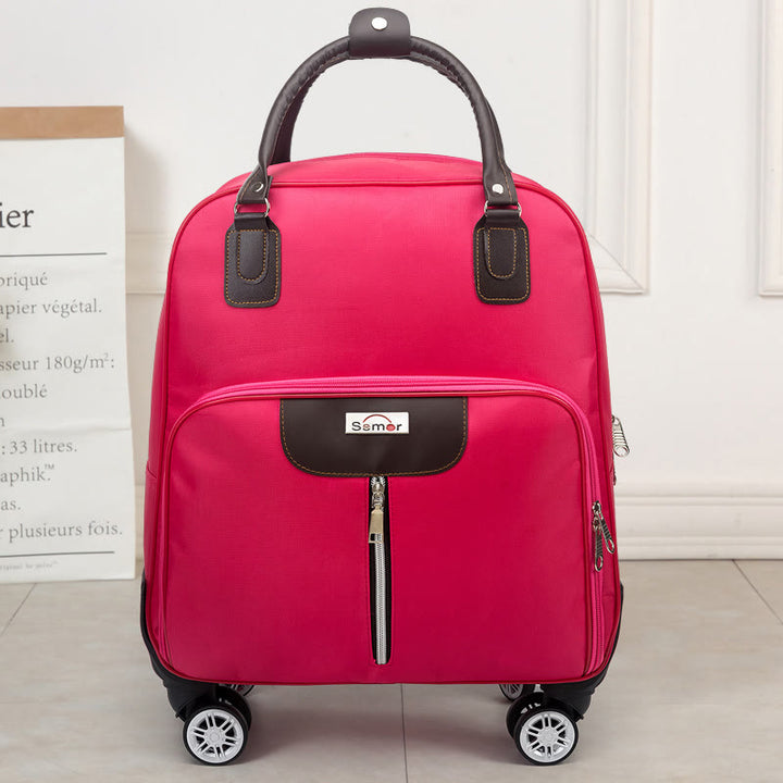 Pull Rod Reisekoffer Unisex Große wasserdichte Reisetasche