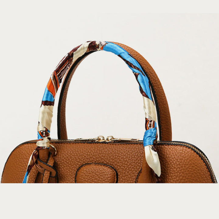 Top-Griff-Tasche für Frauen Vintage dünner Seidenschalgriff