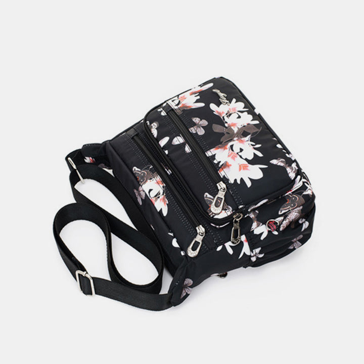 Damen Umhängetasche Multi-Pocket Nylon Schulter Handtasche Geldbörsen Reisetaschen
