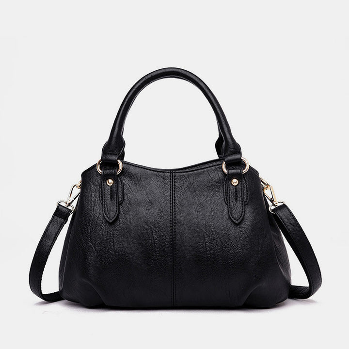 Elegante Handtasche im Vintage-Stil mit großem Fassungsvermögen und Umhängetasche