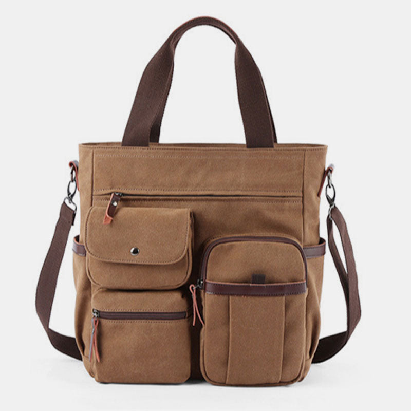Lässige Umhängetasche mit mehreren Taschen