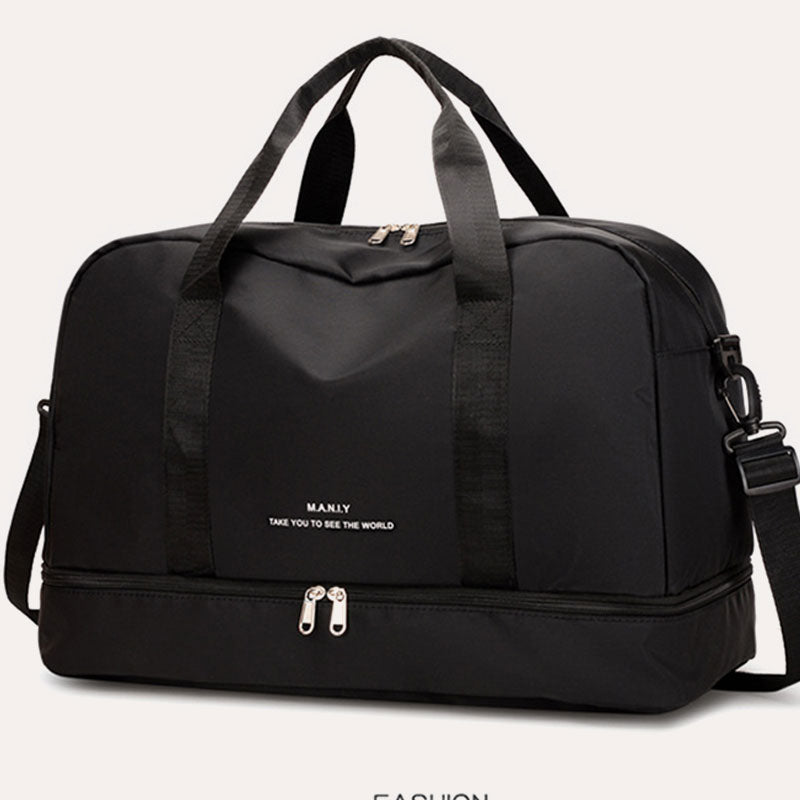 Reise-Sporttasche, trocken, nass, für die Abreise, Sporttasche, Weekender, Übernacht-Handtasche