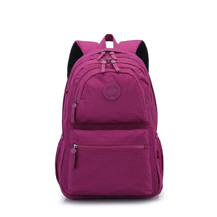 Rucksack mit mehreren Taschen, lässiger Tagesrucksack, Laptop-Rucksack, Büchertasche für Studentinnen - Lila - image 18