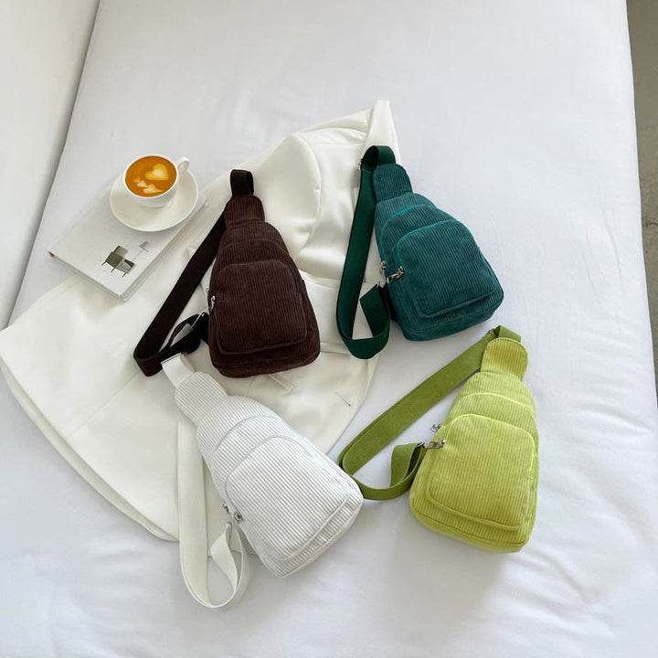 Schultertasche für Damen, lässiger kleiner Umhängerucksack aus Segeltuch