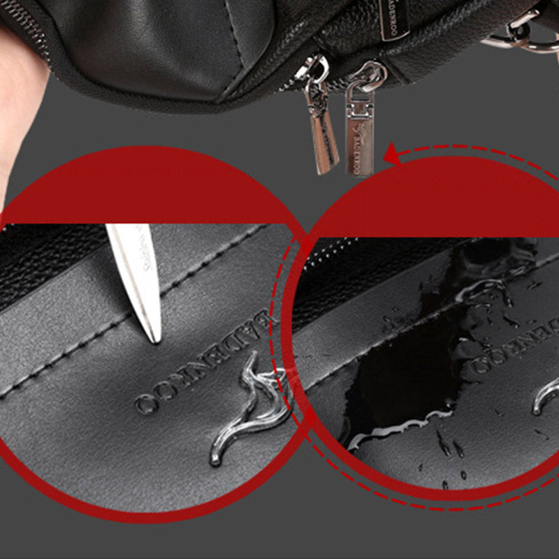Mehrzweck-Schultertasche, wasserdichter, weicher Umhängerucksack mit USB-Ladeanschluss