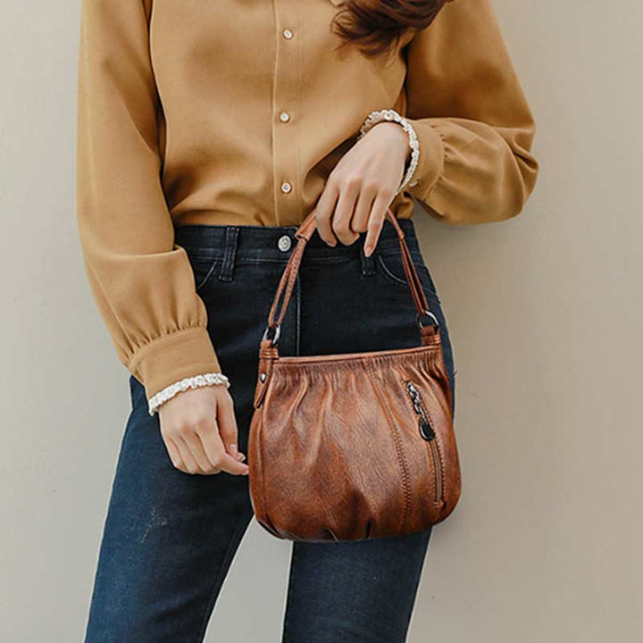 Umhängetasche für Damen, Vintage, große Kapazität, Outdoor-Crossbody-Handtasche