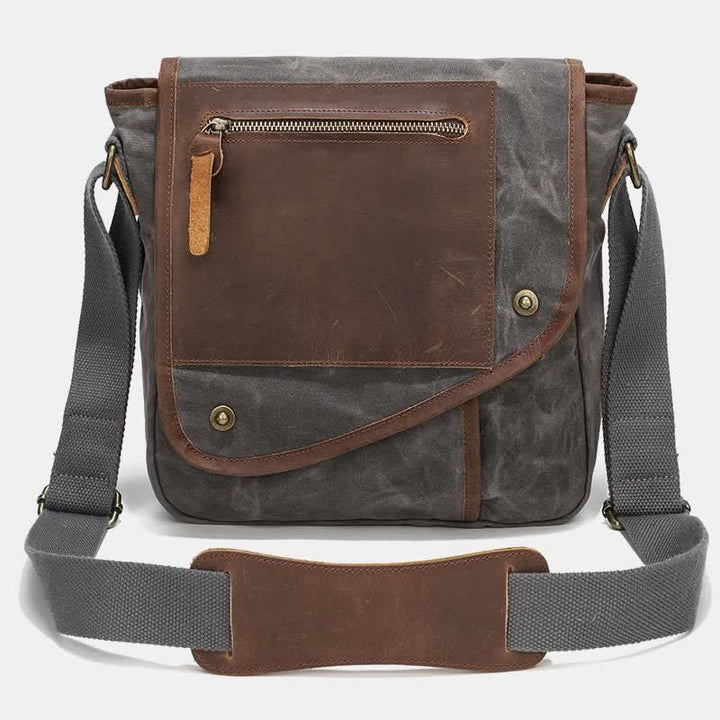Herren Messenger Bags Canvas Umhängetasche Reise Arbeitstasche