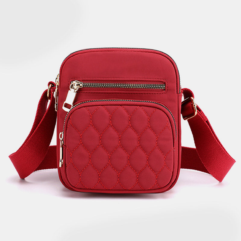 Messenger Bag mit großem Fassungsvermögen und mehreren Taschen