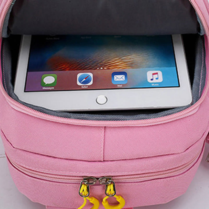 Rucksack für Kinder mit Cartoon-Druck, süßes Einhorn, Kindergarten-Schultasche