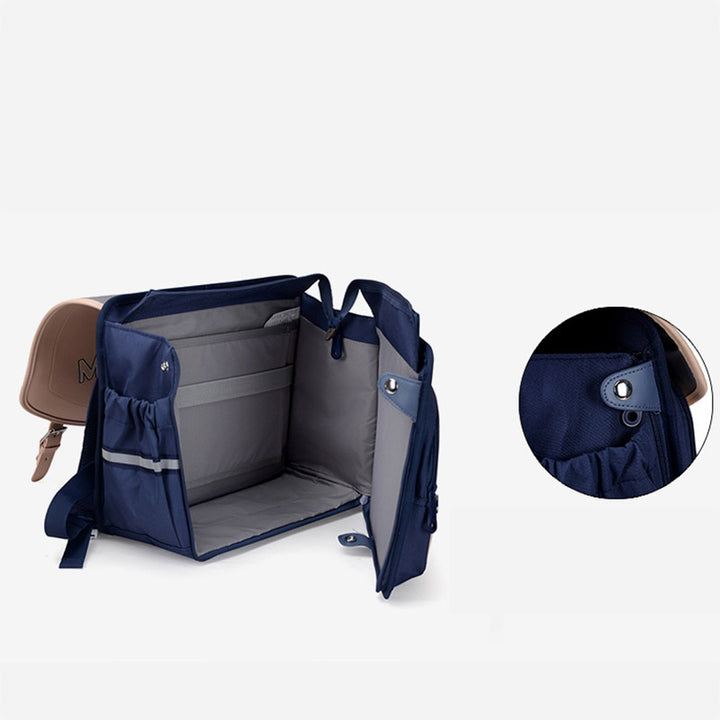 Kinderrucksack für Mädchen und Jungen, robust, atmungsaktiv, mit Reflektorstreifen