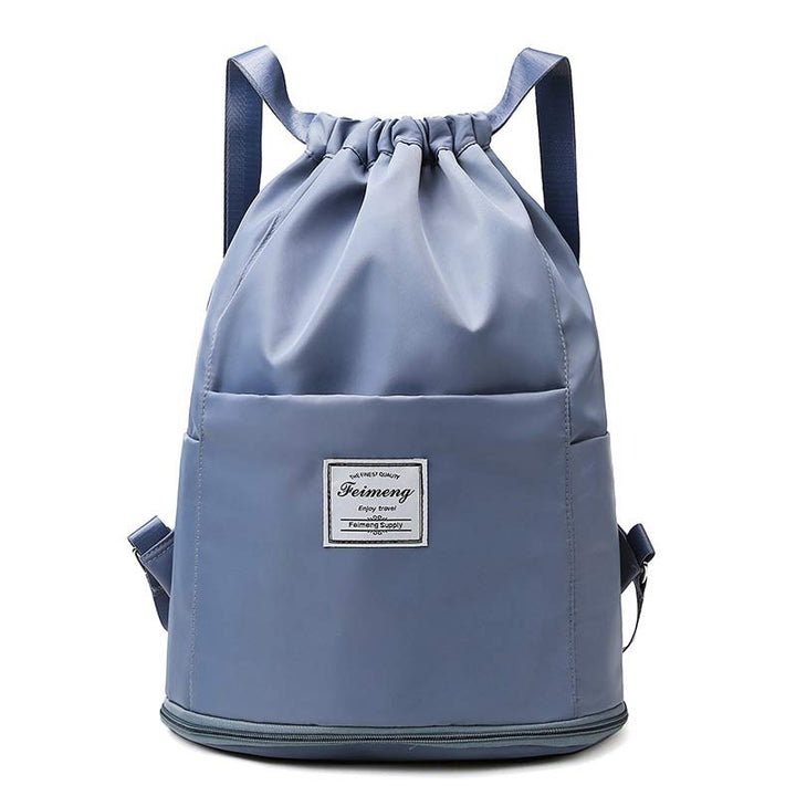 Kordelzug-Rucksack für Damen, wasserdicht, groß, Nass- und Trockentrennrucksack
