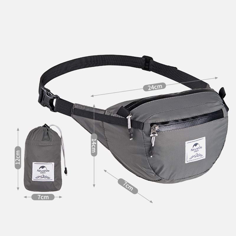 Unisex-Erwachsene faltbare tragbare Gürteltasche Hüfttasche Leichtgewicht für Outdoor-Sport