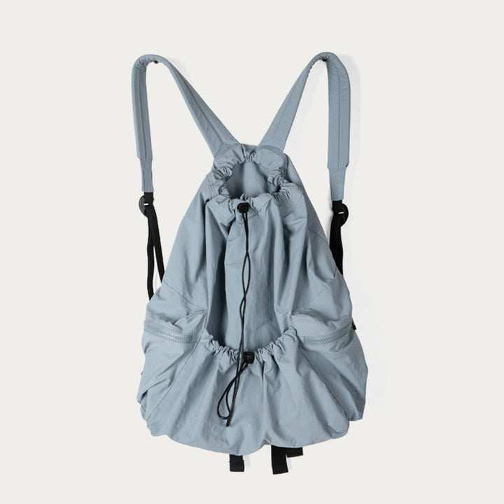 Rucksack für Damen, Nylon, Kordelzug, leicht, lässig, Reisetasche