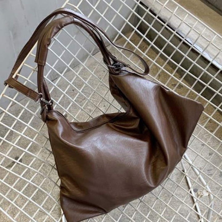 Leder-Tragetasche für Damen, Hobo-Handtasche, Schultertasche mit Crossbody-Gurt - image 9