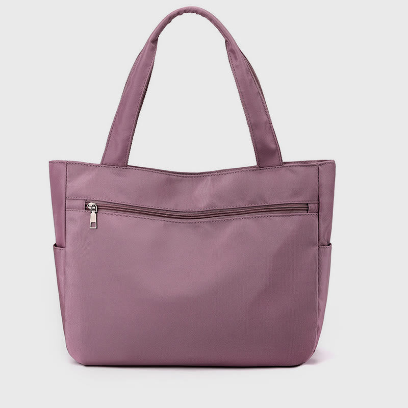 Einkaufstasche für Damen, einfache, lässige Einkaufshandtasche aus Nylon
