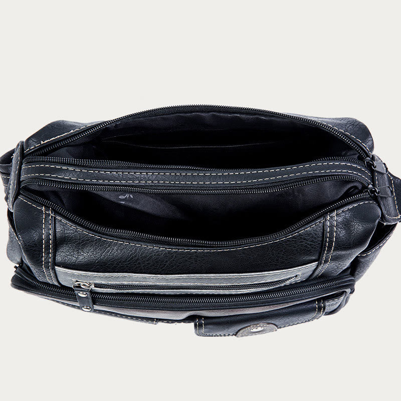 Umhängetasche für Damen, coole Freizeit-Schultertasche im Vintage-Stil