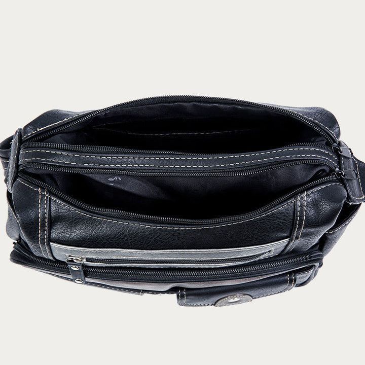 Umhängetasche für Damen, coole Freizeit-Schultertasche im Vintage-Stil