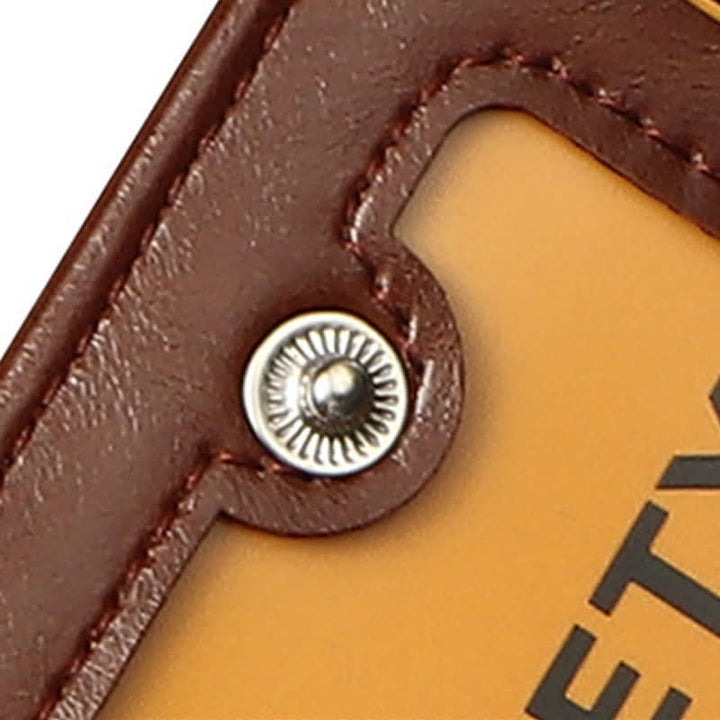 Zweifach gefaltete Geldbörse für Herren, Retro-RFID-Kreditkartenhalter mit Reißverschlussfach