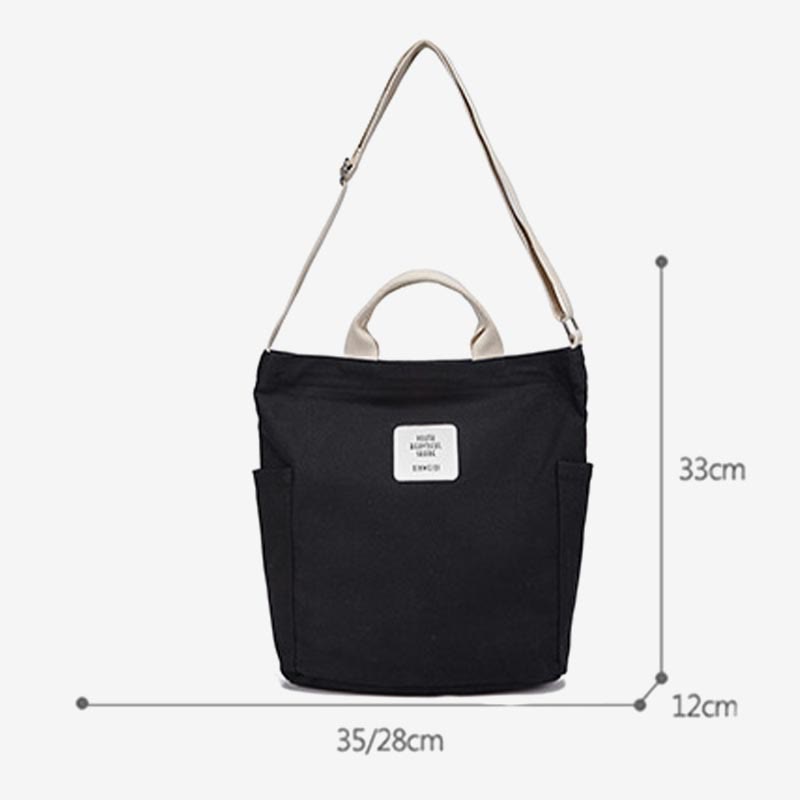 Tragetasche für Damen, für den täglichen Ausflug, große Kapazität, Canvas-Handtasche