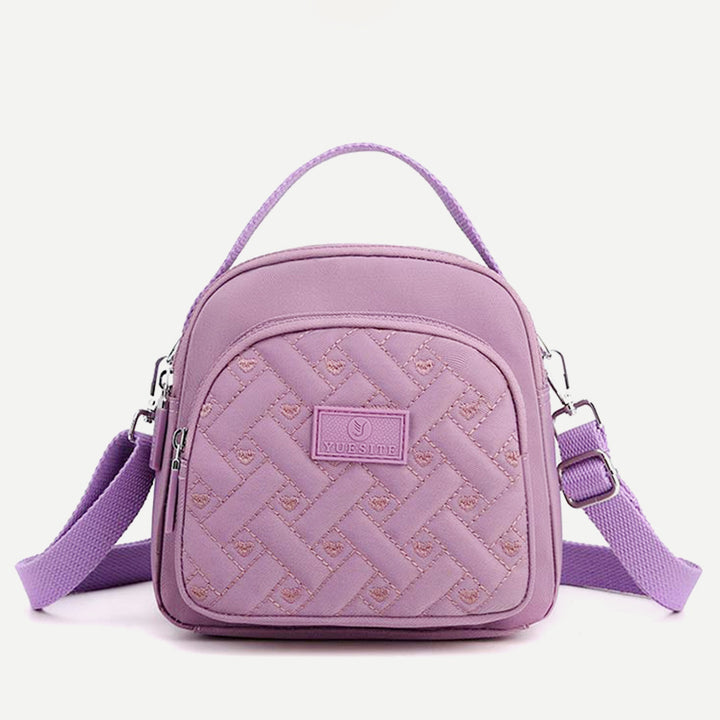 Funktionelle Damen-Geldbörse, leichter, geräumiger Umhängetasche aus Nylon, Mini-Rucksack