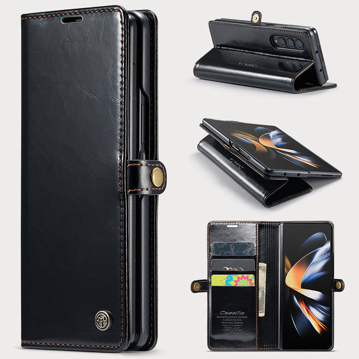 Retro Faltbare Bildschirm Telefon Fall Pu Leder Schutzhülle