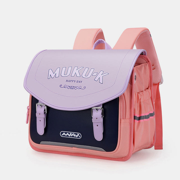 Kinderrucksack für Mädchen und Jungen, robust, atmungsaktiv, mit Reflektorstreifen