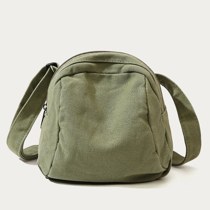 Lässige Umhängetasche für Damen aus Canvas, einfache Reisetasche