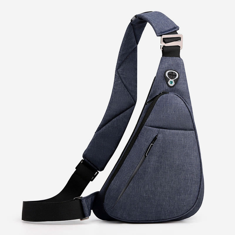 Schultertasche für Herren, wasserdicht, Nylon, tragbarer Umhängerucksack