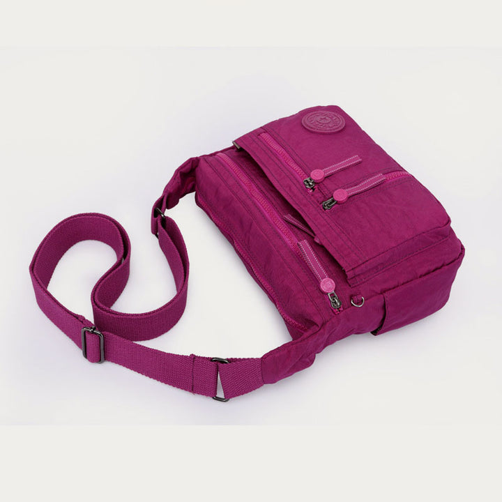 Handtasche mit mehreren Taschen für Damen, wasserdichte Umhängetasche aus Nylon für die Reise