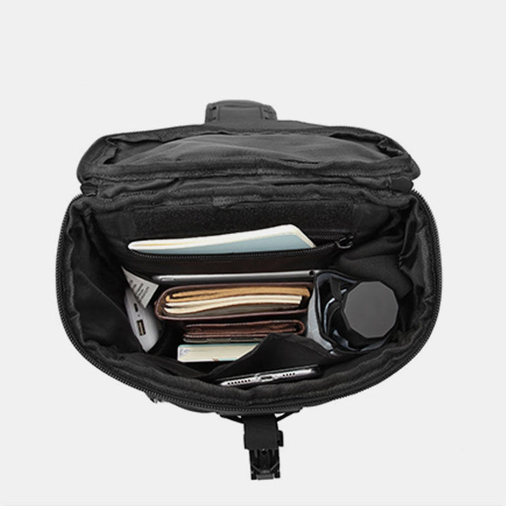 Wasserabweisende Schultertasche mit USB-Ladeanschluss