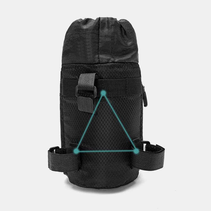 Isolierter Trinkflaschenhalter fürs Fahrrad, Taschenträger mit Schultergurt