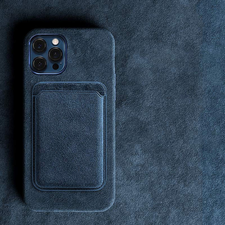 Alcantara Wildleder MagSafe Kartenhalter