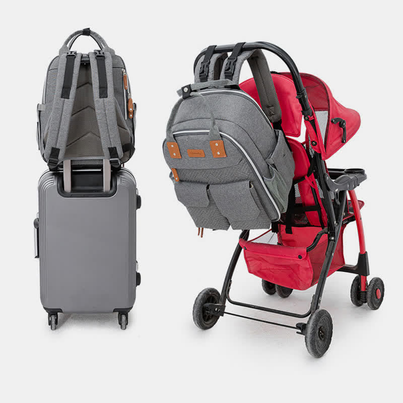 Wickeltasche, Rucksack, multifunktional, wasserdicht, Mamatasche, Wickelunterlage