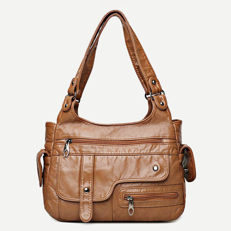 Damen Handtasche und Geldbörse Große Hobo Bag mit Doppelfach