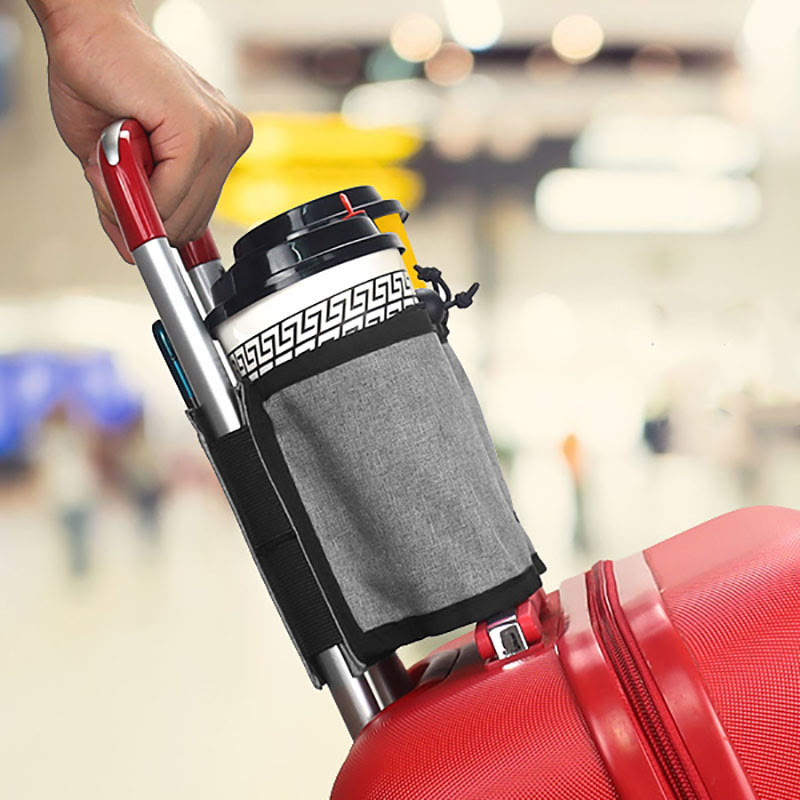 Aufbewahrungstasche für Reisekoffer, tragbare Getränkebecherhülle