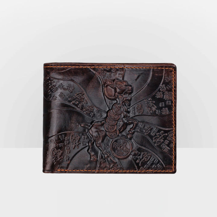 Echtes Leder Krokodil Gravur Brieftasche Retro Bifold Brieftasche